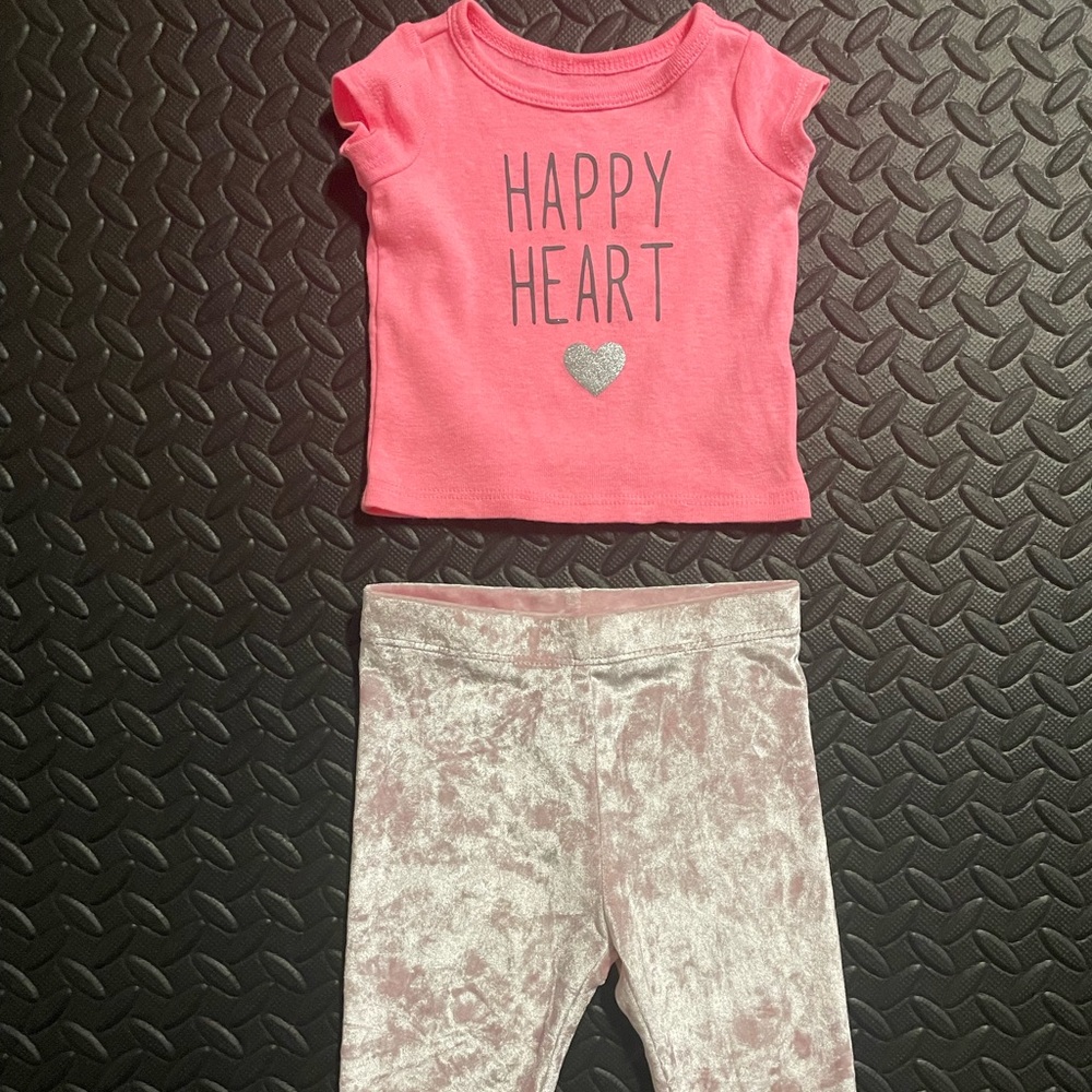 Carter’s NEWBORN Infant Tee + Pants (6-12 mos) Baby Bundle❗️SALE PRICE❗️$10 NWOT